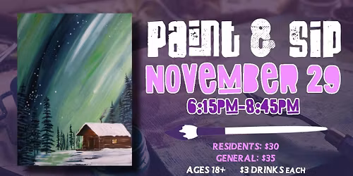 Paint & Sip - Northern Sky