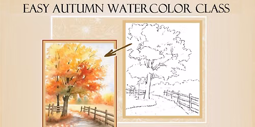Easy Autumn Watercolor Class