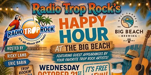 Radio Trop Rock's Happy Hour at the Big Beach