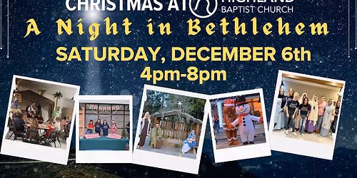 Christmas at Highland Presents: A Night in Bethlehem