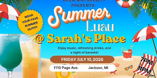 Sarah's Place Summer Luau
