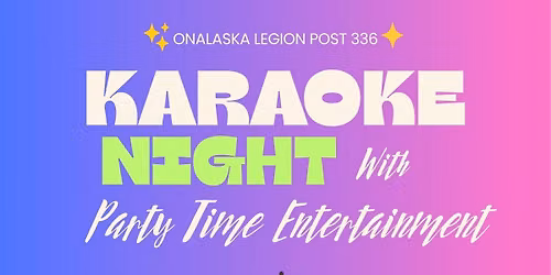 Karaoke & Good Times with Party Time Entertainment!
