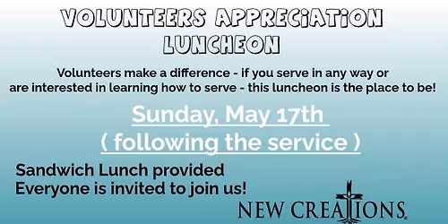 Volunteer Appreciation Luncheon