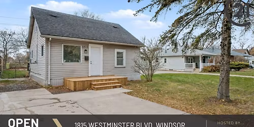 OPEN HOUSE: 1815 Westminster Blvd, Windsor