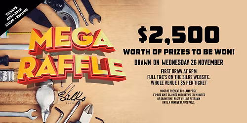 $2500 MEGA Raffle