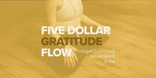 $5 Gratitude Flow (Power Vinyasa)