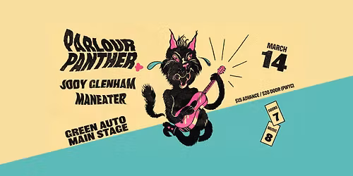 Parlour Panther at Green Auto with Jody Glenham + Maneater