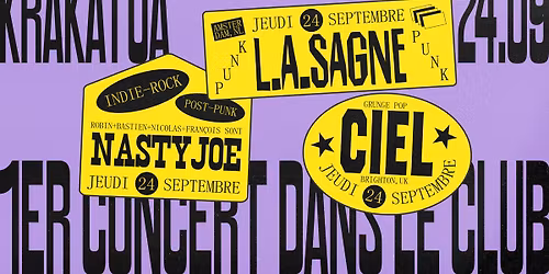 CIEL + L.A. Sagne + NASTYJOE \u25cf Krakatoa 