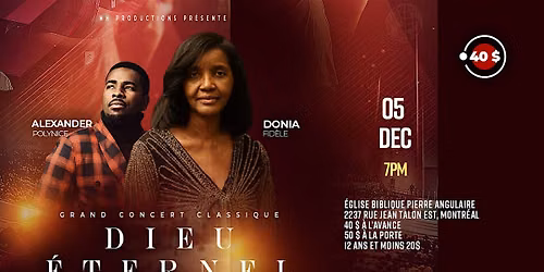 Grand Concert Classique : Dieu \u00c9ternel en musique