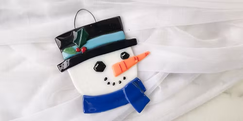 12\/10 Glass Fusing: Snowman
