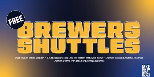 FREE Brewers Shuttles