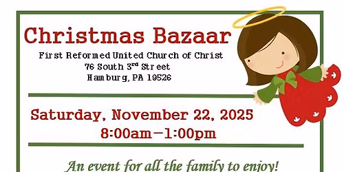 First Reformed UCC Christmas Bazaar