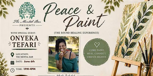 Peace and Paint: Sound healing experience