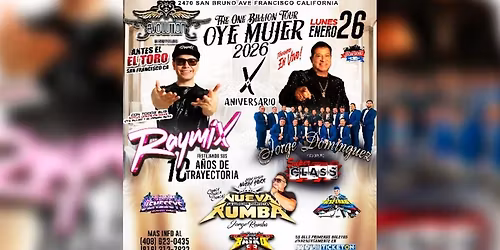 RAYMIX, JORGE DOMINGUEZ, NUEVA RUMBA & MAS