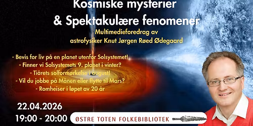 Kosmiske mysterier og spektakul\u00e6re fenomener