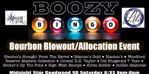 Boozy Bingo Bourbon Blowout \/ Allocation Event