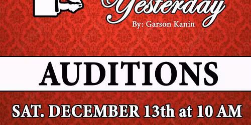 AUDITIONS for Born Yesterday
