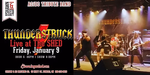 THUNDERSTRUCK! AC\/DC Tribute at The SHED
