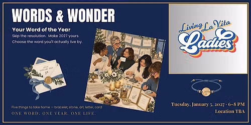 LIVING LA VITA LADIES - WORDS  & WONDER