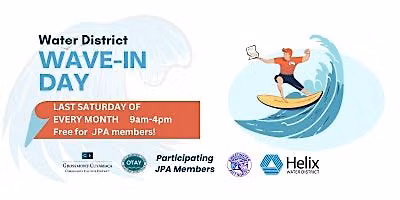 WATER DISTRICT Wave-In Day at the Water Conservation Garden
