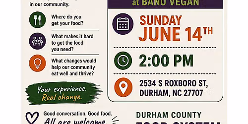 Durham Food Assessment Focus Group