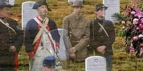 Flag Placement at Long Island National Cemetary \/ Farmingdale NY