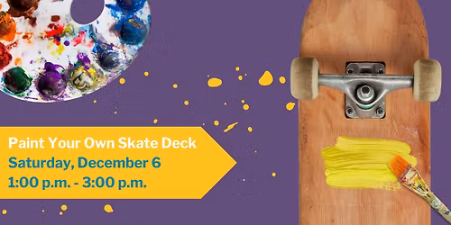 Paint Your Own Skate Deck