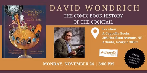 David Wondrich | The Comic Book History of the Cocktail\ufffd