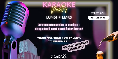 SOIR\u00c9E KARAOK\u00c9