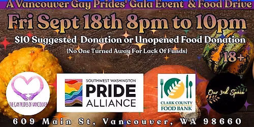 Cornucopia: A Vancouver Gay Prides' Gala Event & Food Drive