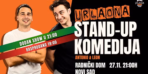 NOVI SAD: Stand-up II Antonio i Leon