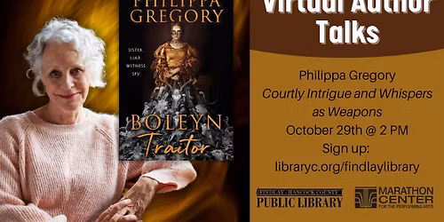 Virtual Author Talk: Philippa Gregory