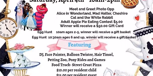 Alice in Wonderland Easter Celebration 