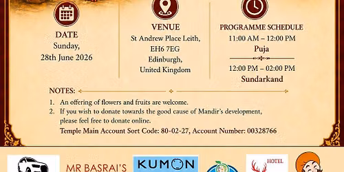 Recitation of SunderKand Path - 28th June Sudday 2026