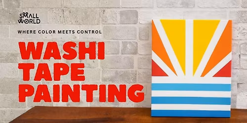 Washi Tape Painting