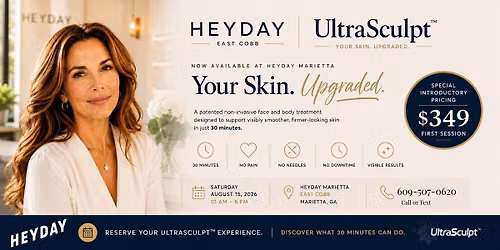 UltraSculpt Launch Event - Heyday East Cobb - Marietta, GA