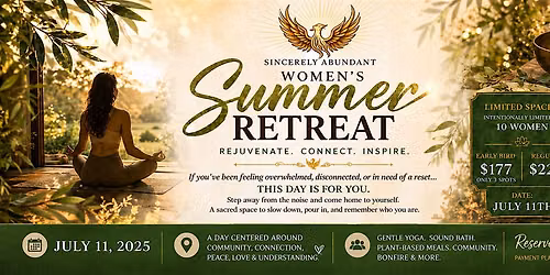 Women\u2019s Retreat : Releasing the Phoenix Within