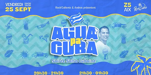 AGUA PA' CUBA | Soir\u00e9e Salsa Cubaine au Z5