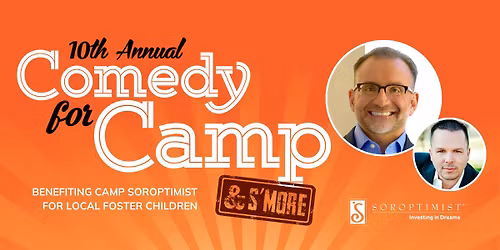 10th Annual Comedy for Camp & S'MORE featuring Joe DeVito & Jody Fuller