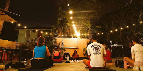 Full Moon Yoga At The Moon Mercado, Outdoors, Downtown Orlando