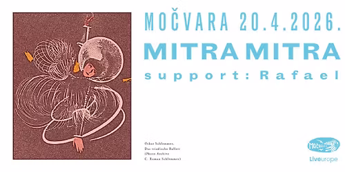 Post-punk\/lo-fi\/synth-pop koncert: Mitra Mitra i Rafael u Mo\u010dvari (+Muzikfantastique)