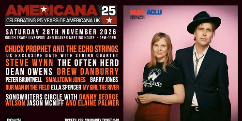 Americana 25 with Chuck Prophet, Steve Wynn and more