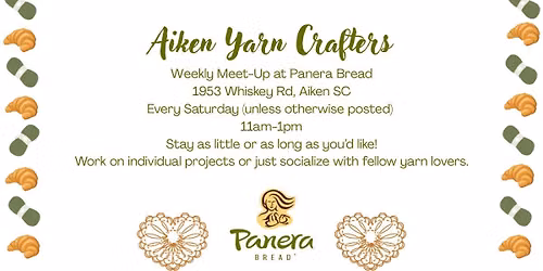 Aiken Yarn Crafters at Panera
