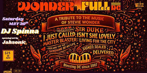 WONDER-Full DC \u272d\u272d\u272d A Tribute to the Music of Stevie Wonder