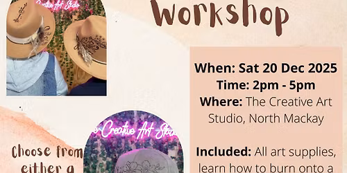 Sat 20 Dec - Fedora Hat Burning option