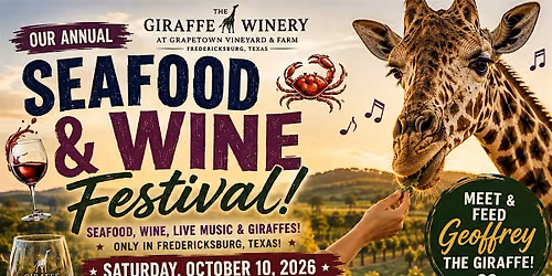 Seafood & Wine Festival at The Giraffe Winery
