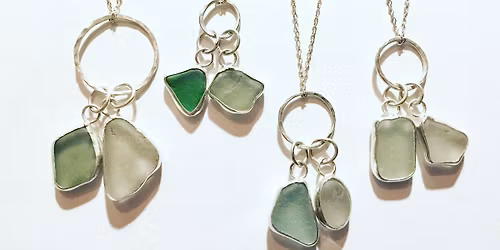 Sea glass setting workshop - Thurs 14 May - 9:30am - 1pm - Yardley Hastings - \u00a379