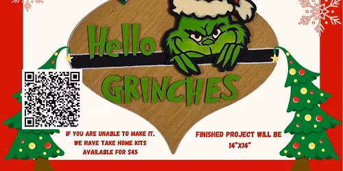 Mad Pursuit Grinchmas Paint and Sip