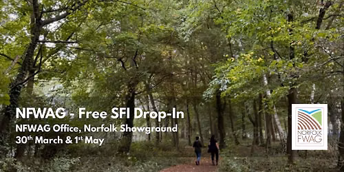 NFWAG - Free SFI Drop-In: NFWAG Office, Norfolk Showground
