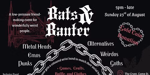 Bats & Banter - Friend making event for Alternative People